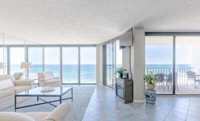 Seaside Sanctuary – private balcony, floor to ceiling view, direct beachfront